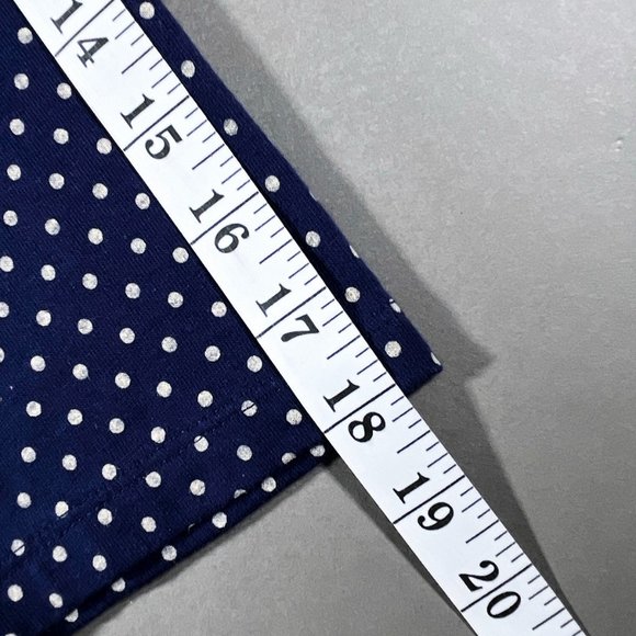 First Issue A Liz Claiborne Company Missy 3/4 Sleeve Polkadot Top Size XL - Picture 6 of 12